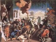 TINTORETTO, Jacopo The Miracle of St Mark Freeing the Slave oil on canvas